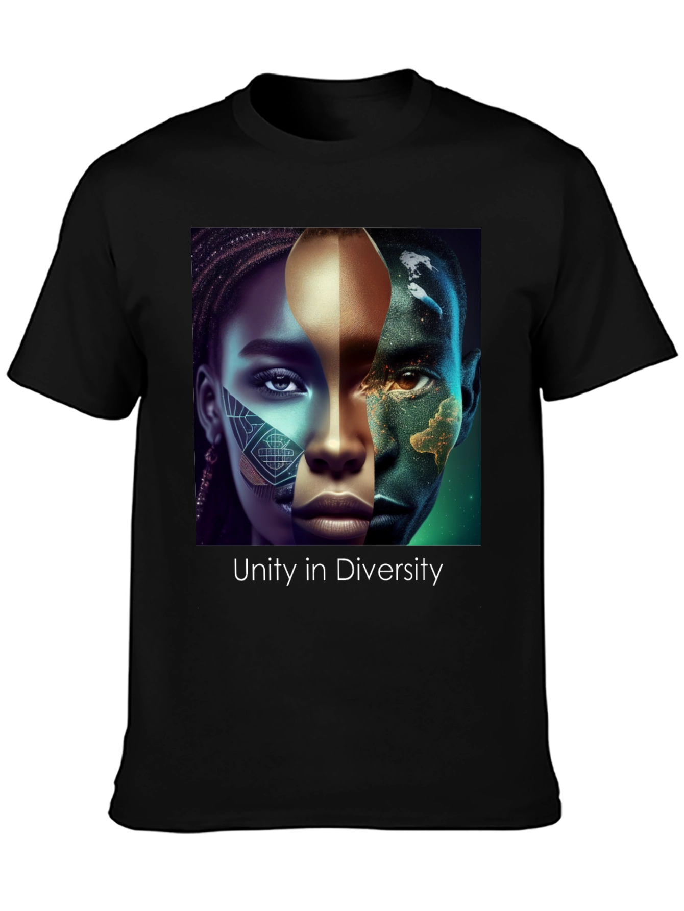 Unity in Diversity Graphic Tee - Black