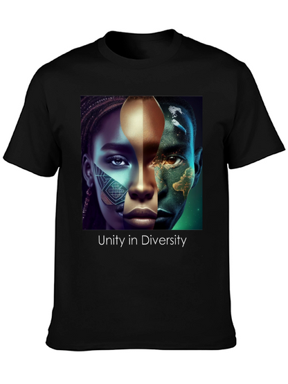 Unity in Diversity Graphic Tee - Black
