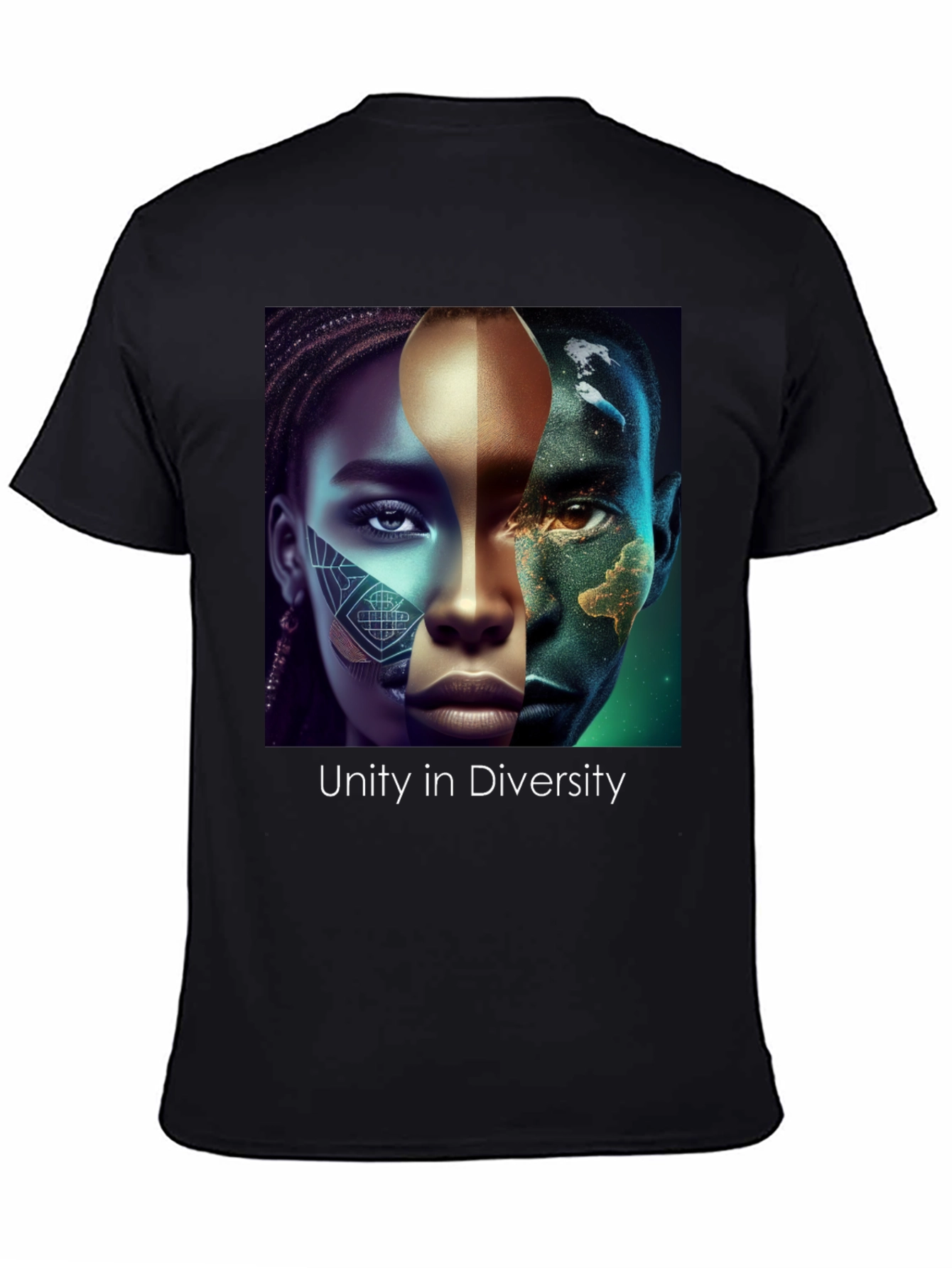 Unity in Diversity Graphic Tee - Black