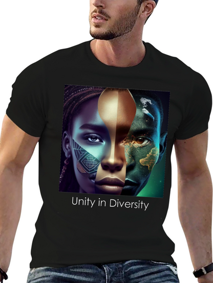 Unity in Diversity Graphic Tee - Black