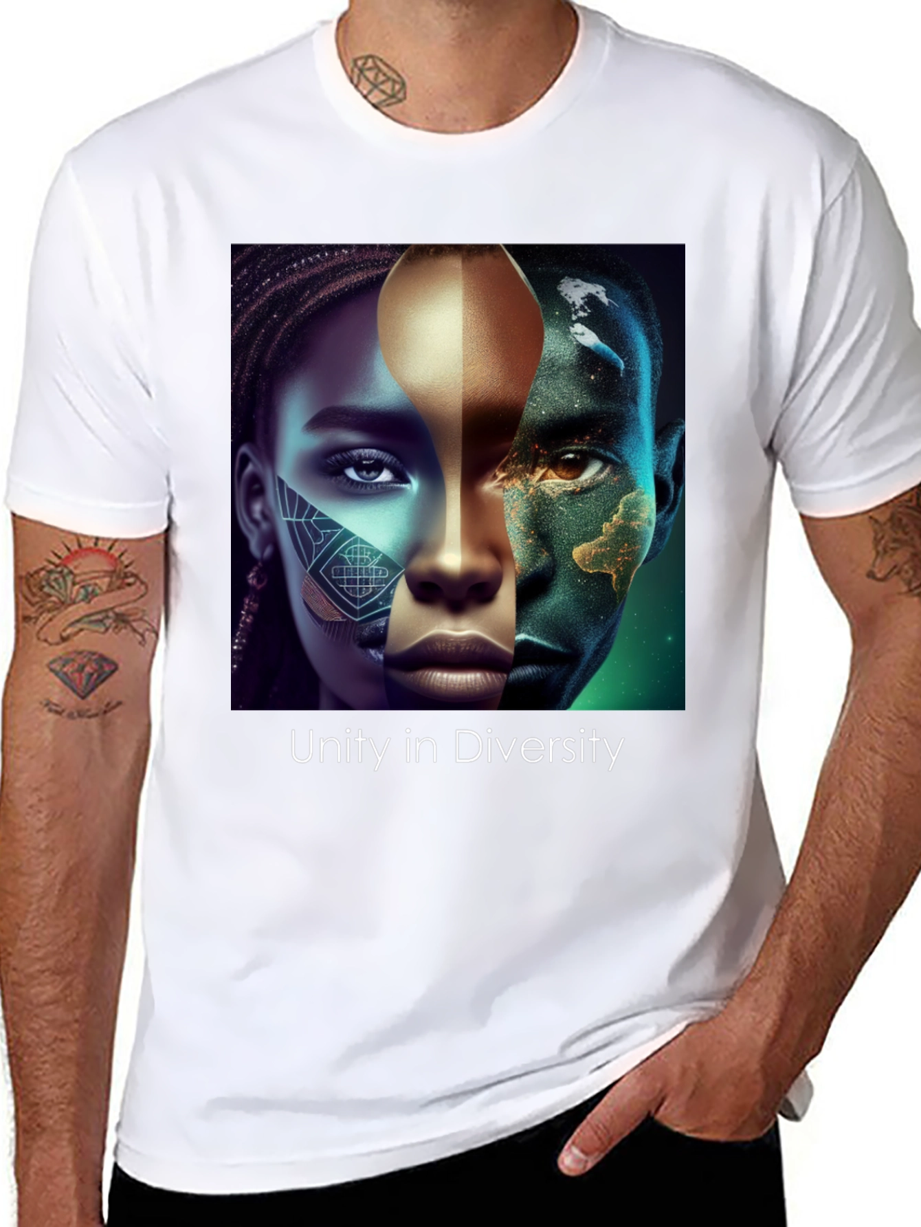 Unity in Diversity Graphic Tee - Black