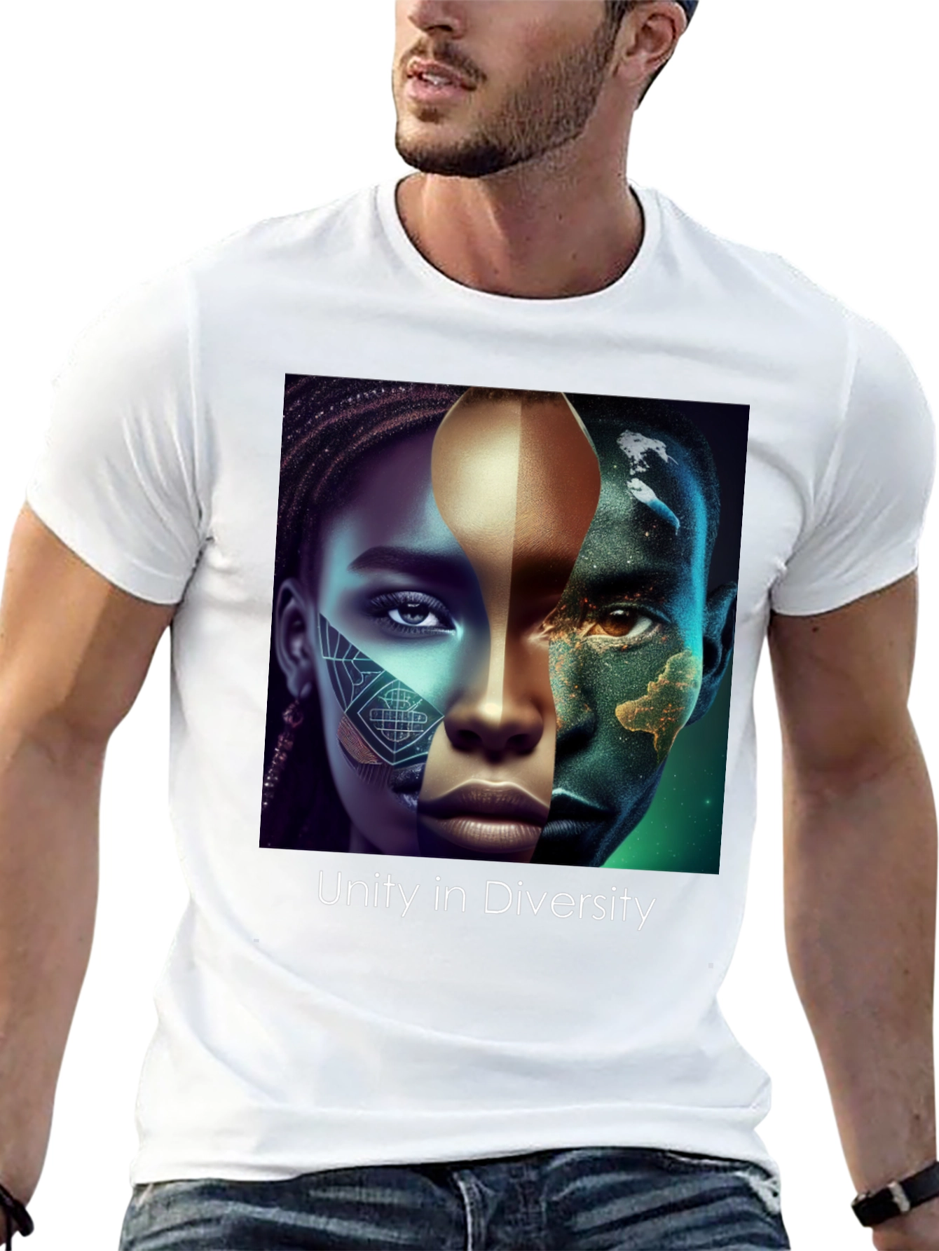 Unity in Diversity Graphic Tee - Black