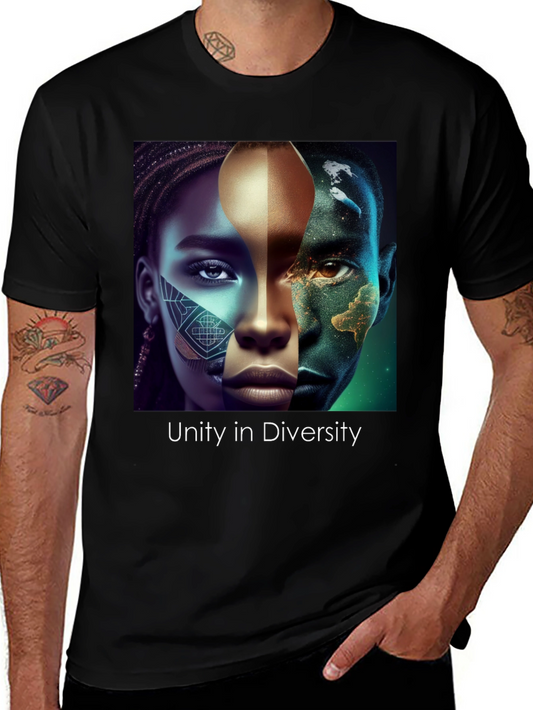 Unity in Diversity Graphic Tee - Black