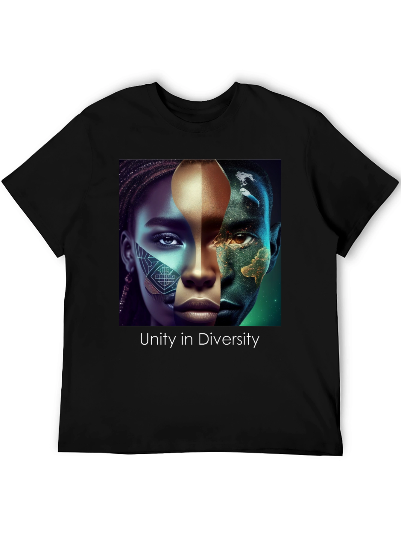 Unity in Diversity Graphic Tee - Black