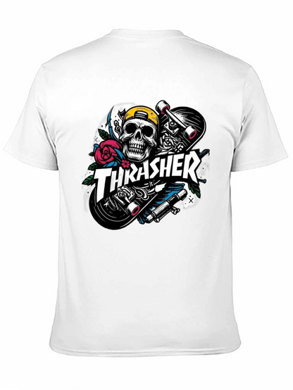 Thrasher Skull Skateboard Graphic Black T-Shirt