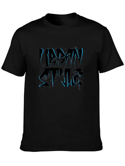 Urban Style Black Graphic Tee