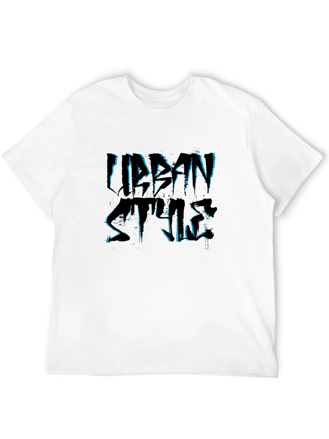 Urban Style Black Graphic Tee