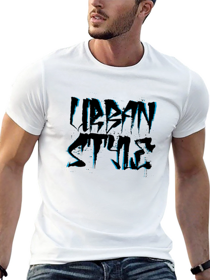 Urban Style Black Graphic Tee