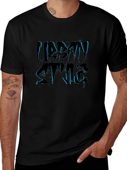 Urban Style Black Graphic Tee