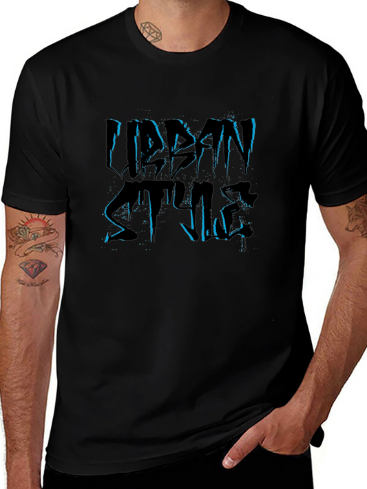 Urban Style Black Graphic Tee
