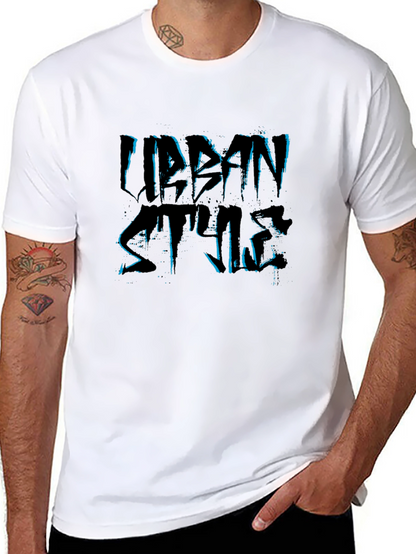 Urban Style Black Graphic Tee