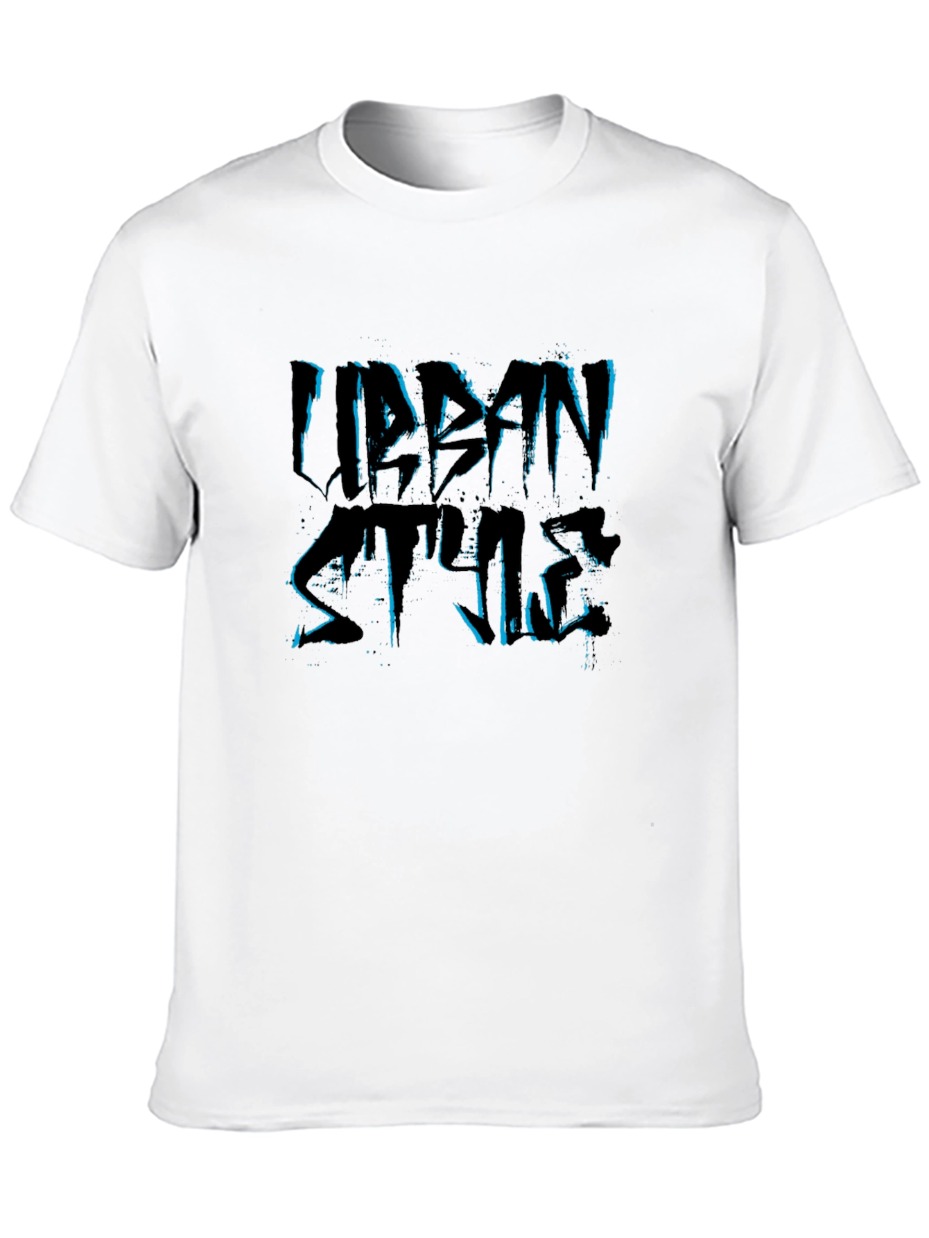 Urban Style Black Graphic Tee
