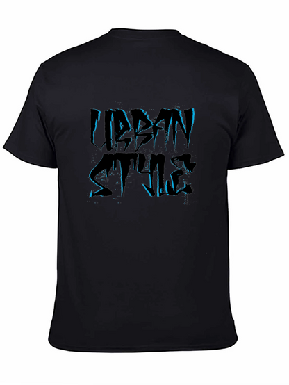 Urban Style Black Graphic Tee