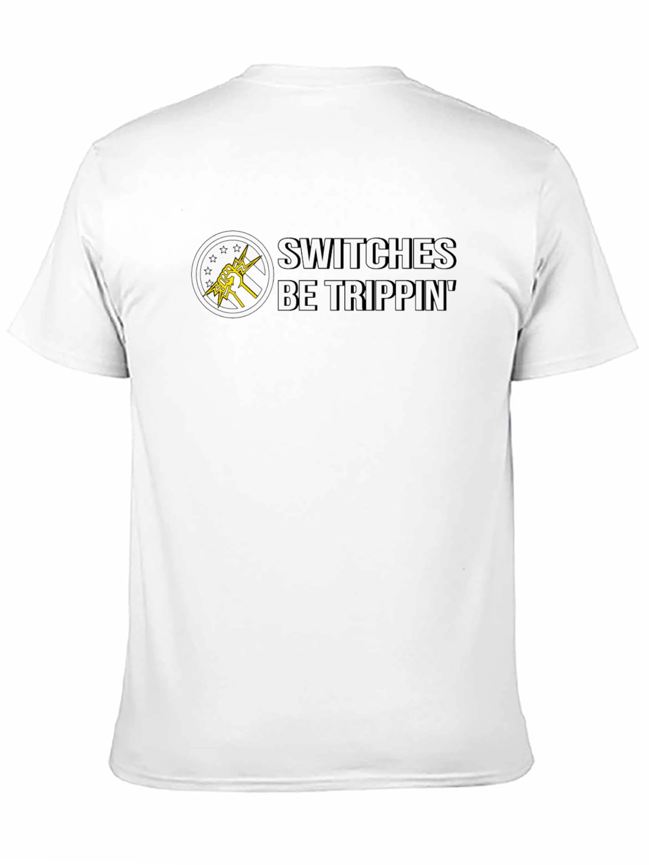 Switches Be Trippin Black Graphic Tee