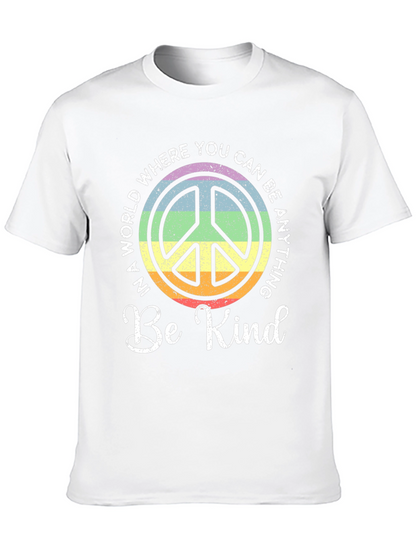 Be Kind Peace Sign Graphic Tee