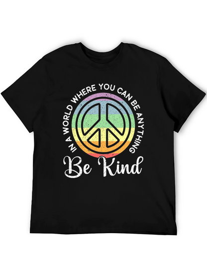 Be Kind Peace Sign Graphic Tee