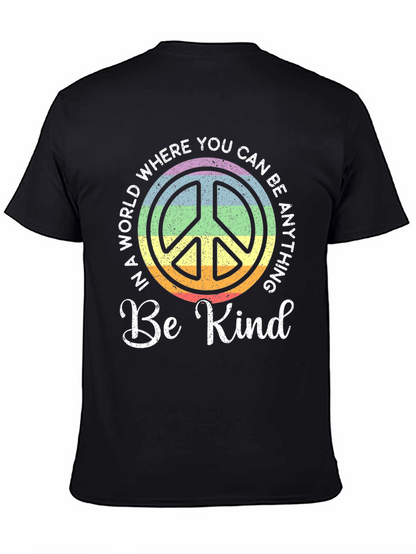 Be Kind Peace Sign Graphic Tee