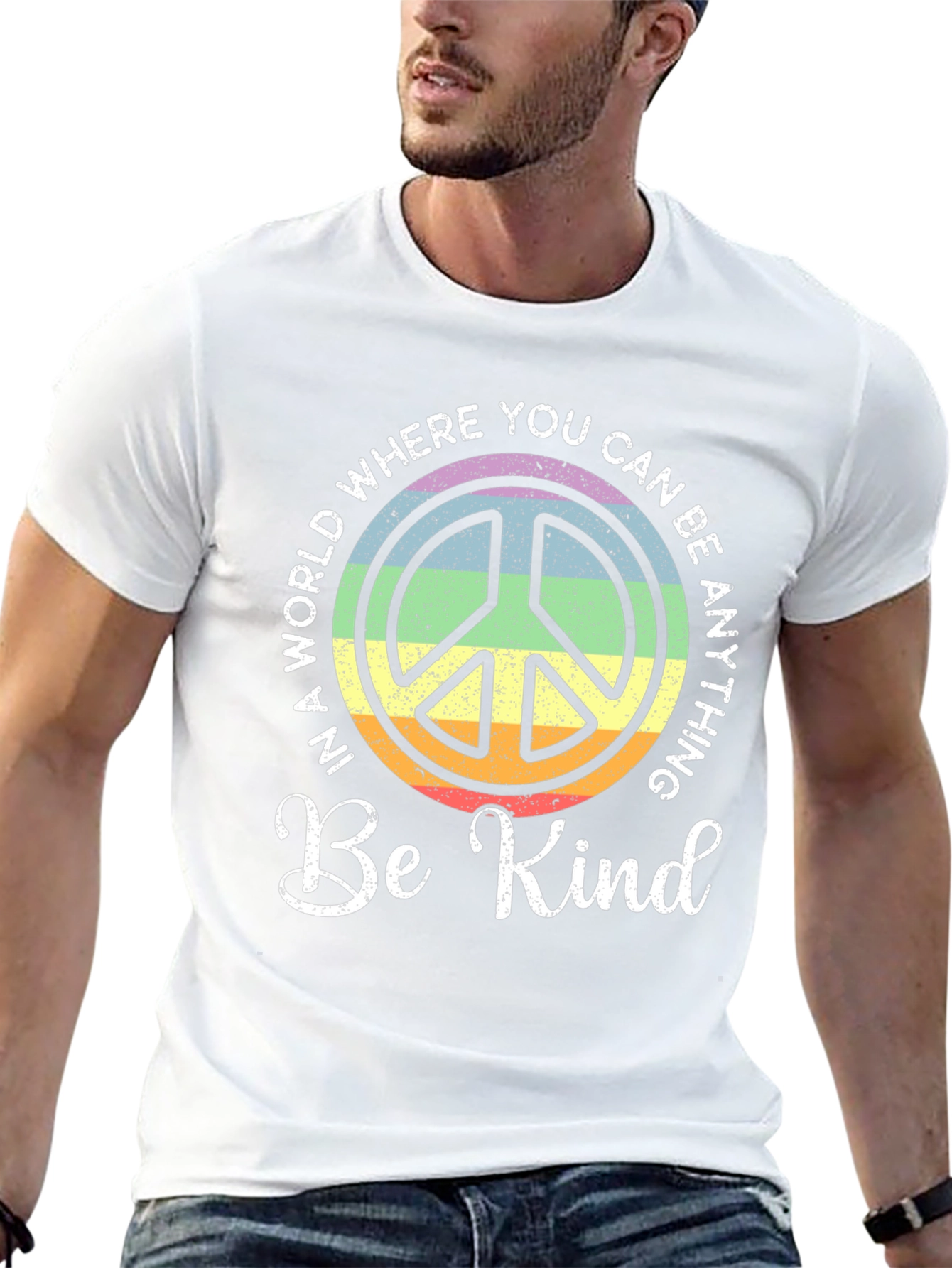 Be Kind Peace Sign Graphic Tee