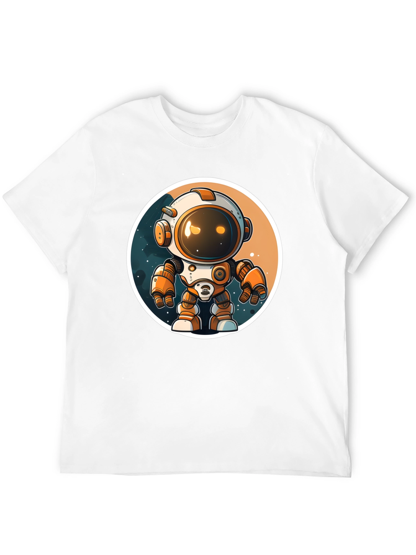 Astronaut Robot Graphic Tee