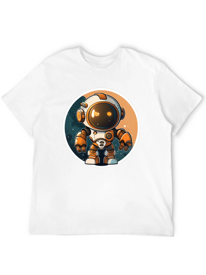 Astronaut Robot Graphic Tee