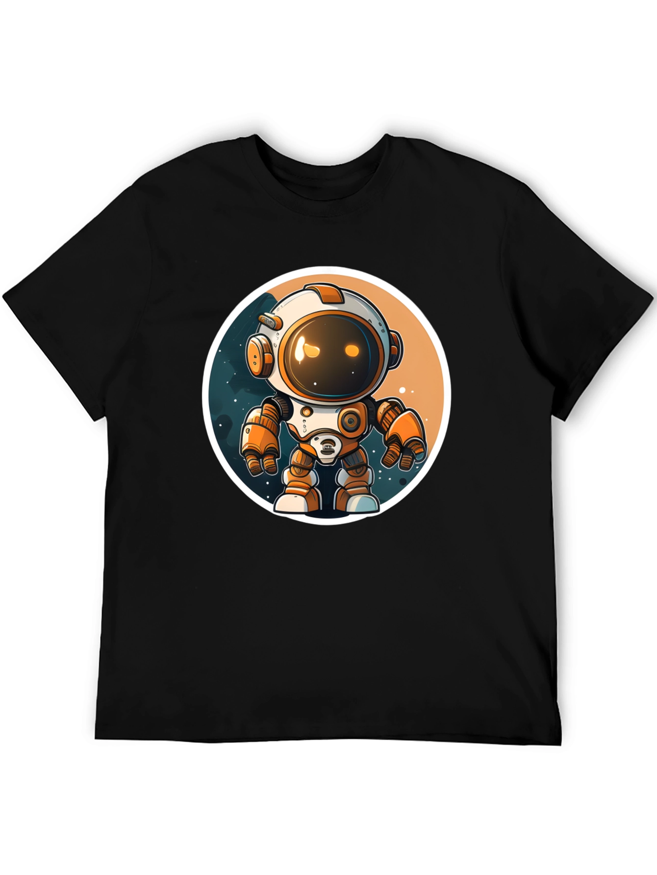Astronaut Robot Graphic Tee