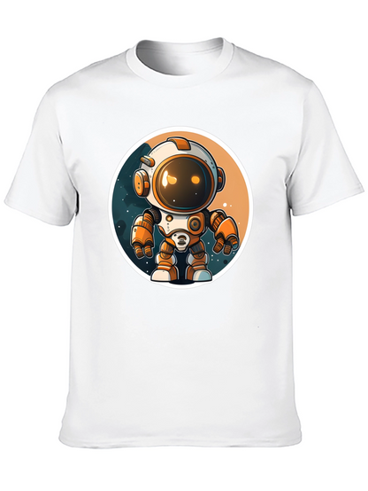 Astronaut Robot Graphic Tee