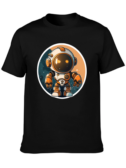 Astronaut Robot Graphic Tee