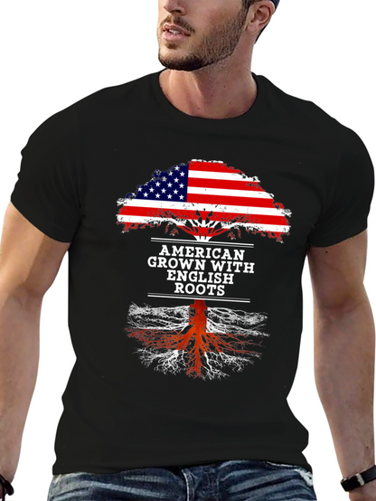 American Grown with English Roots Graphic Tee
