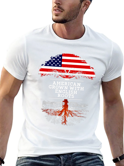 American Grown with English Roots Graphic Tee