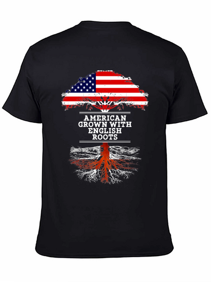 American Grown with English Roots Graphic Tee