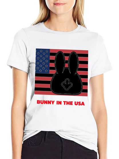 Bunny in the USA Graphic T-Shirt