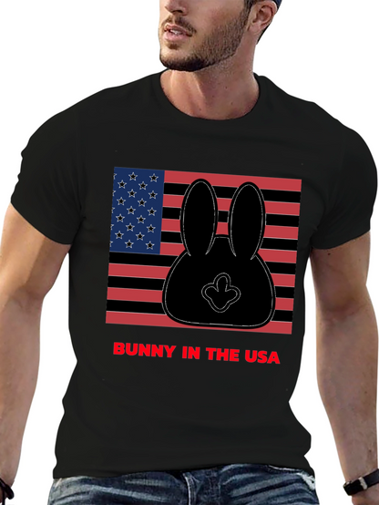 Bunny in the USA Graphic T-Shirt