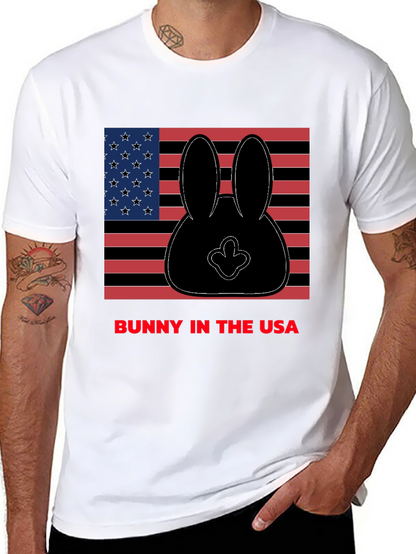 Bunny in the USA Graphic T-Shirt