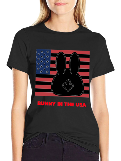 Bunny in the USA Graphic T-Shirt
