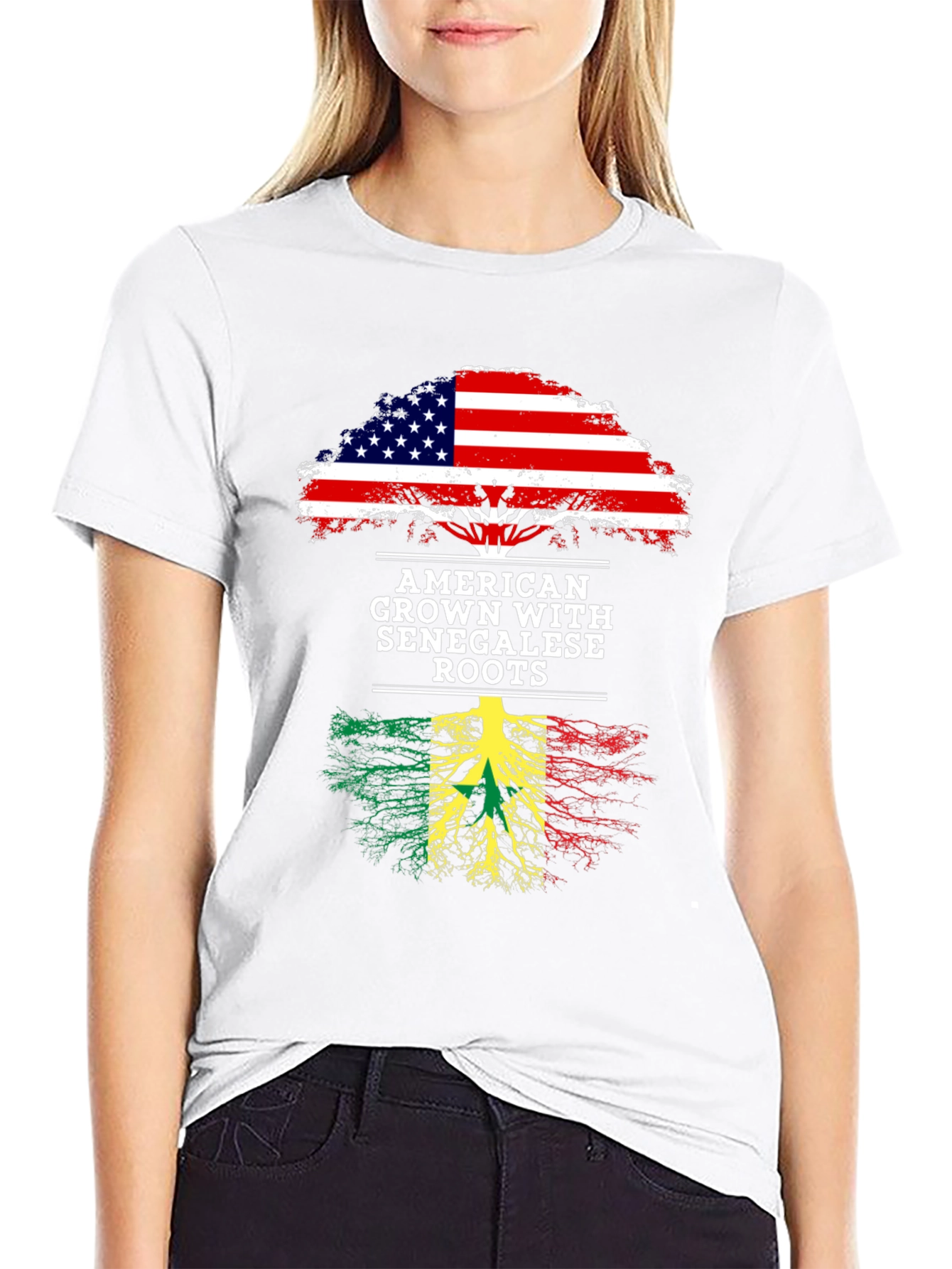 American Grown With Senegalese Roots T-Shirt