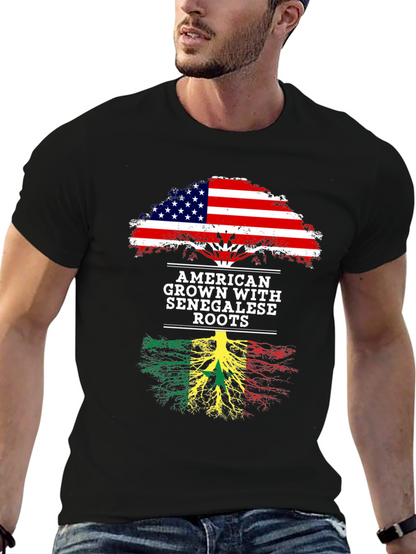 American Grown With Senegalese Roots T-Shirt