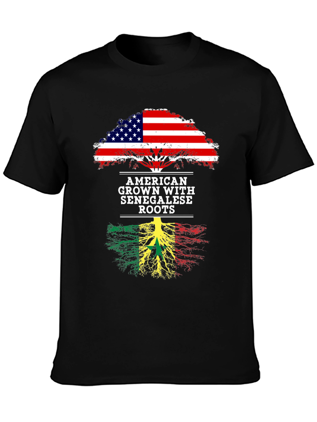 American Grown With Senegalese Roots T-Shirt