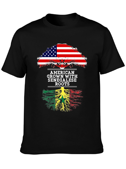 American Grown With Senegalese Roots T-Shirt