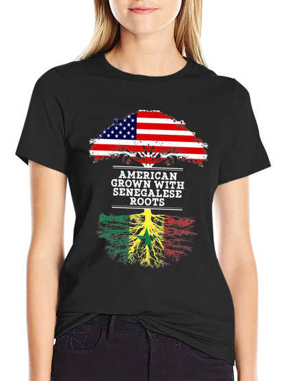 American Grown With Senegalese Roots T-Shirt