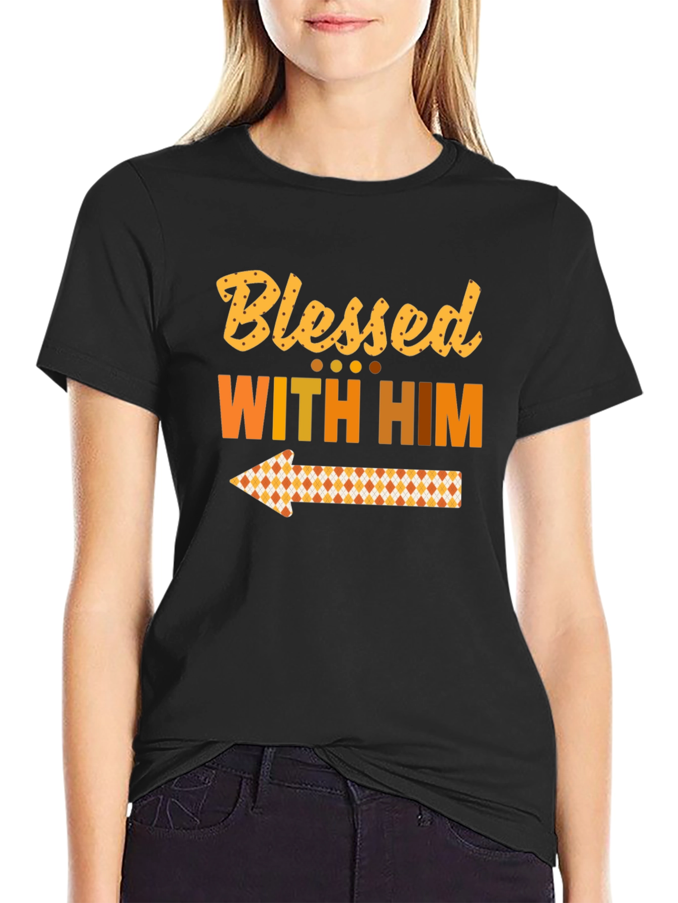 Blessed With Him T-Shirt
