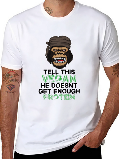 Vegan Gorilla T-Shirt: Enough Protein?