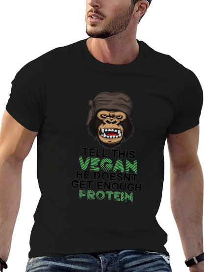 Vegan Gorilla T-Shirt: Enough Protein?
