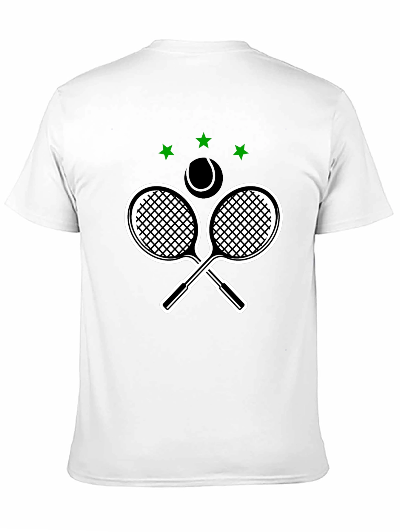 Tennis Rackets & Ball Graphic T-Shirt
