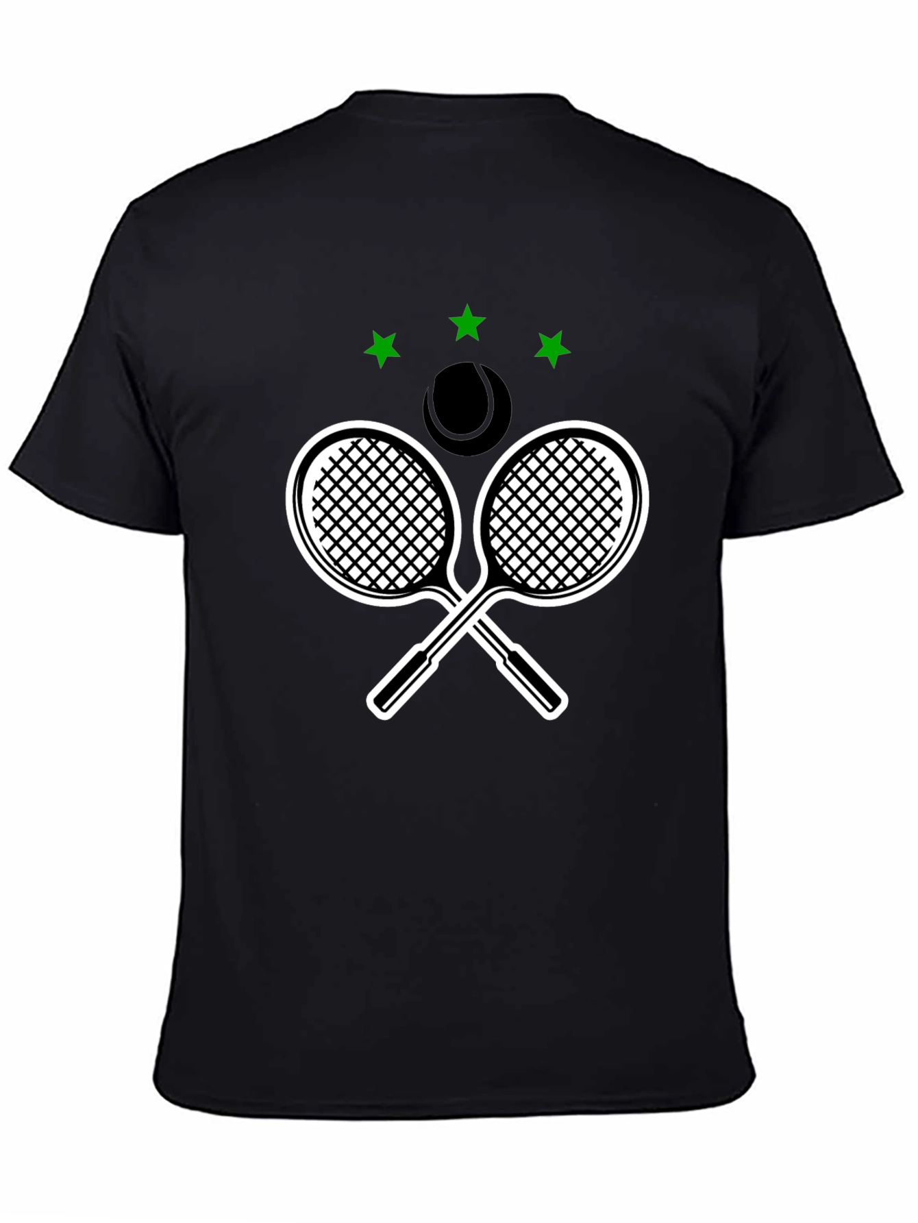 Tennis Rackets & Ball Graphic T-Shirt