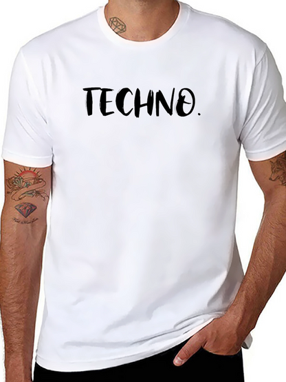 Techno Graphic T-Shirt - Classic Black Tee