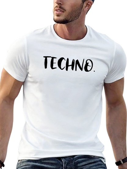 Techno Graphic T-Shirt - Classic Black Tee