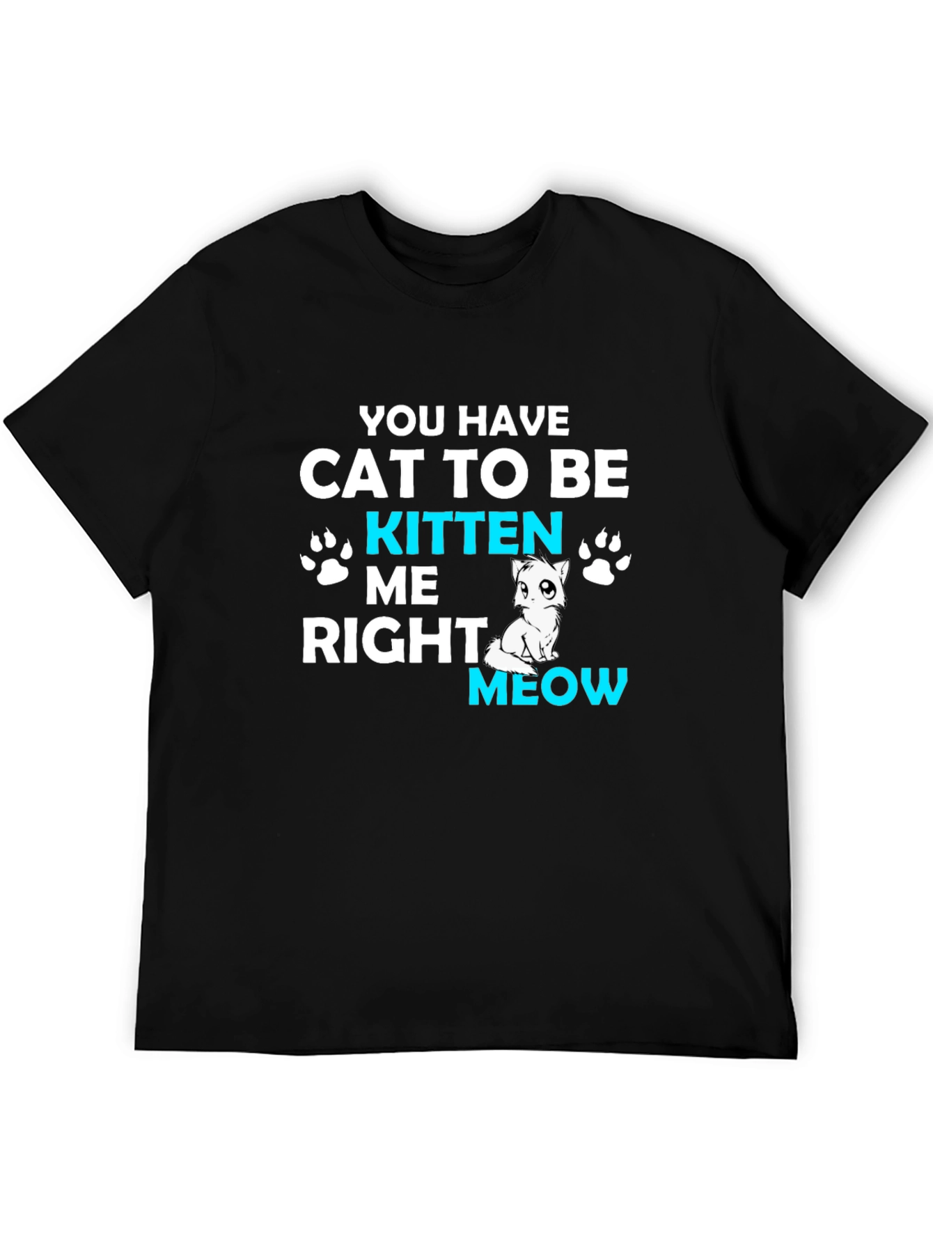 Cat Kitten Me Right Meow T-Shirt