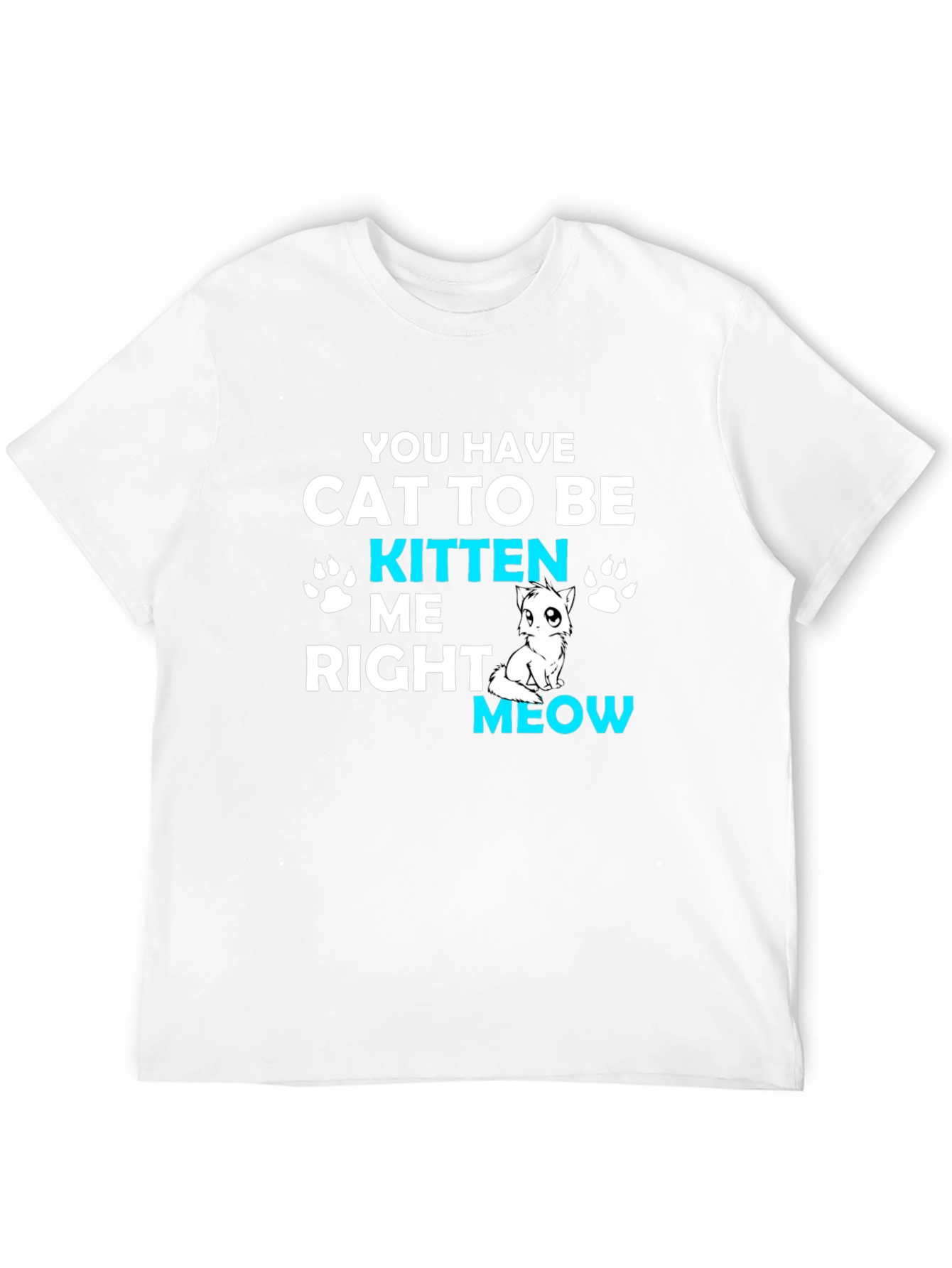 Cat Kitten Me Right Meow T-Shirt