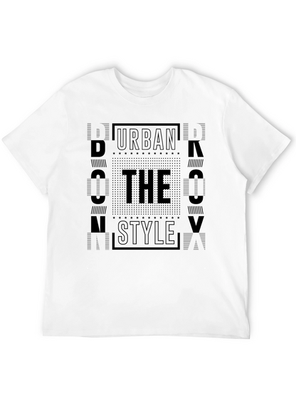 Urban Style Graphic Tee - Black