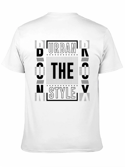 Urban Style Graphic Tee - Black
